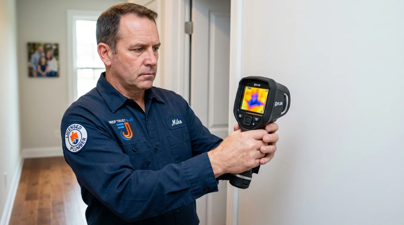 Thermal imaging leak detection by Johns Plumbing LLC in Wray